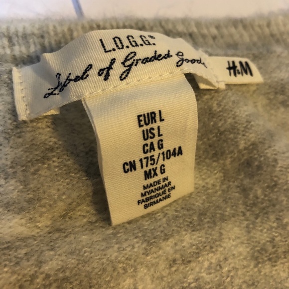 Lot of 2 H&M floral oversized Spring fluff sweater - Picture 6 of 6